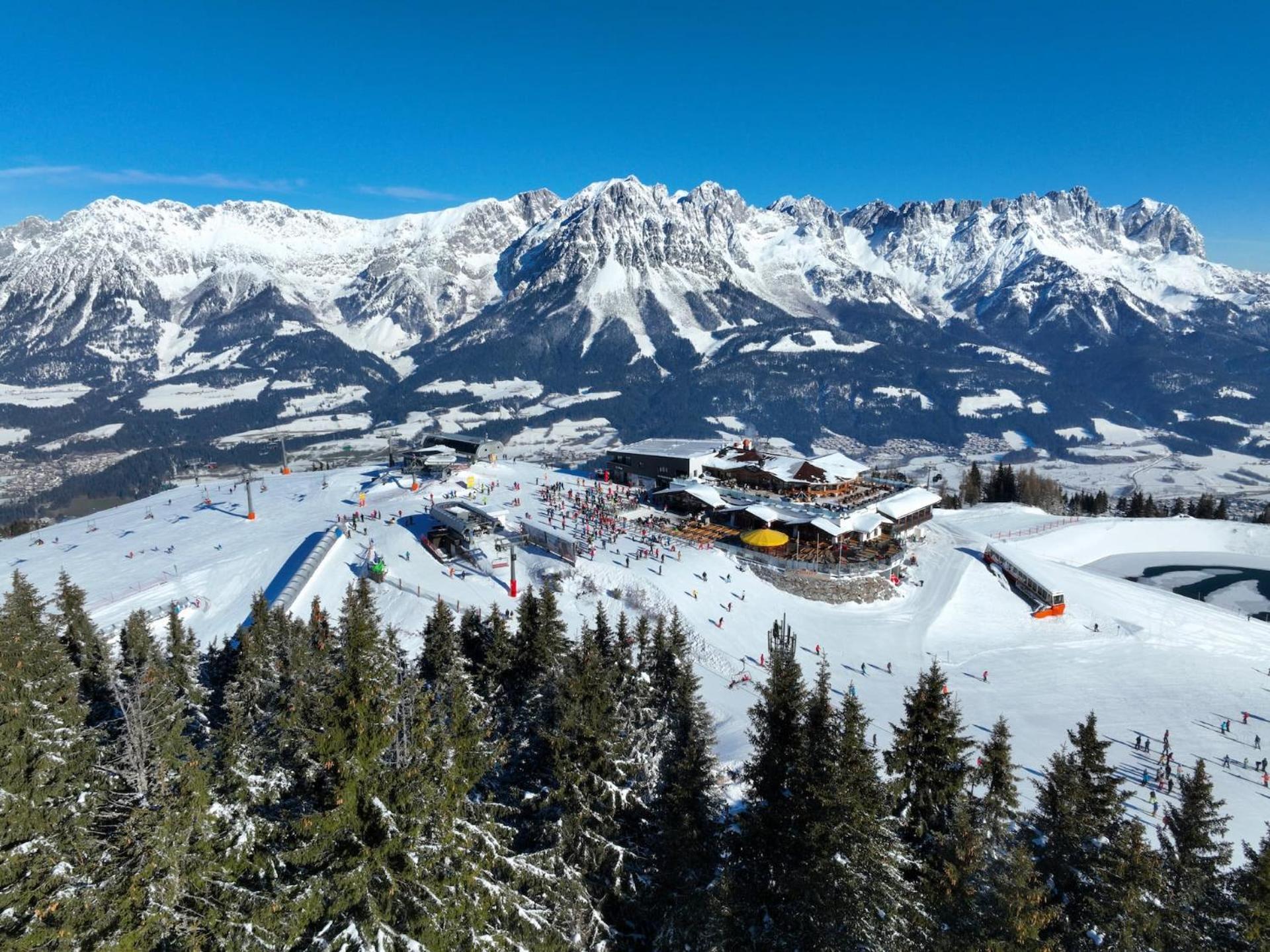 Geniessen Sie Bergblick & Sauna Im Modernen Chalet Going am Wilden Kaiser Esterno foto